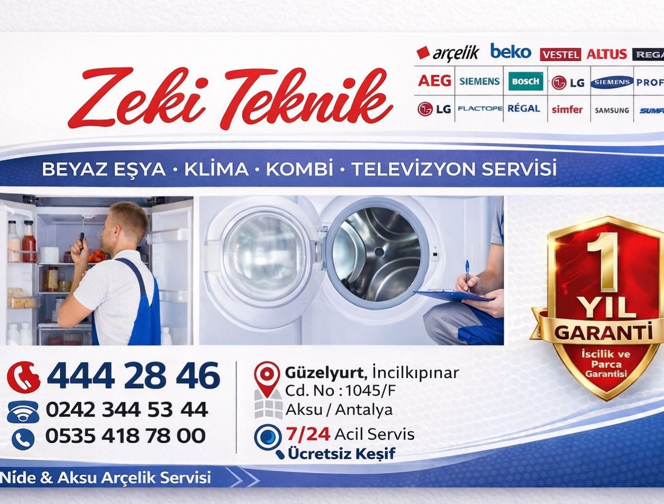 aksu arçelik servisi